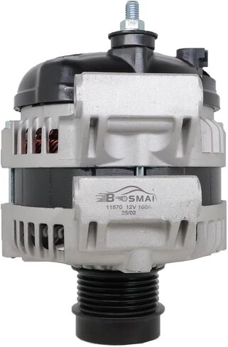 BOSMAI NEW 11570 ALTERNATOR Compatible with for Dodge Grand Caravan 2011-2016, for Chrysler 200 2011-2014, for Ram C/V 2012-2015, for Dodge Journey 2011-2020 4210000770 12V 160A in Saudi Arabia