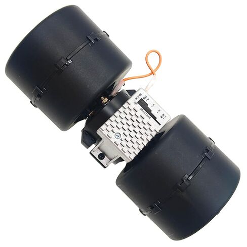 12V 3 Speed Double Wheel Blower Motor Assembly 008-A39-02 AT441565 30003139 Compatible with John Deere Skid Steer Loader 312 314 316 317 318 319 320 323 324 325 326 328 329 330 331 332 333 Series in Saudi Arabia