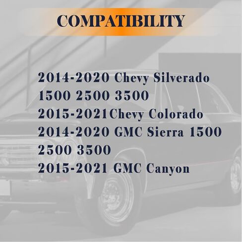 2 Pack Keyless Entry Key Fob Replacement Compatible with 2014-2020 Chevy Silverado GMC Sierra 1500 2500 3500 HD Colorado GMC Canyon Car Remote Control with FCC M3N-32337100 in Kuwait