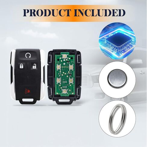 2 Pack Keyless Entry Key Fob Replacement Compatible with 2014-2020 Chevy Silverado GMC Sierra 1500 2500 3500 HD Colorado GMC Canyon Car Remote Control with FCC M3N-32337100 in Kuwait
