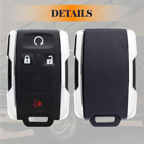 2 Pack Keyless Entry Key Fob Replacement Compatible with 2014-2020 Chevy Silverado GMC Sierra 1500 2500 3500 HD Colorado GMC Canyon Car Remote Control with FCC M3N-32337100 in Kuwait