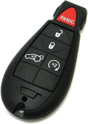OEM Electronic 5-Button Keyless Enter-N-Go Smart Proximity Key Fob Remote Compatible with Dodge Jeep (FCC: IYZ-C01C, P/N: 05026538, 56046735) in Saudi Arabia