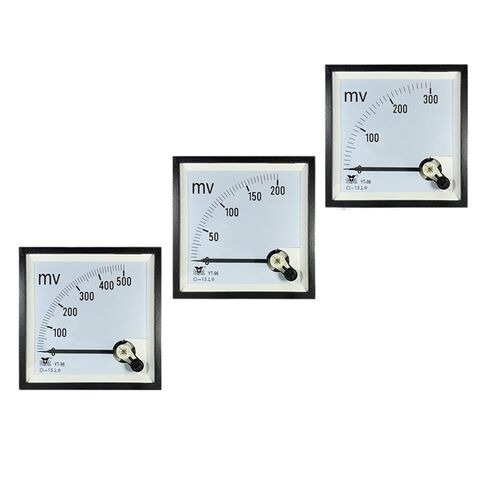 Cp96 DC millivolt Meter 50mv100mv300mv Pointer Voltmeter sq96 dh96 92 * 92mm in Kuwait