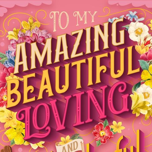 Prime Greetings Wife Valentine's Day Card, Made in America, Eco-Friendly, Thick Card Stock with Premium Envelope 5in x 7.75in, Packaged in Presentation Mailer in Saudi Arabia