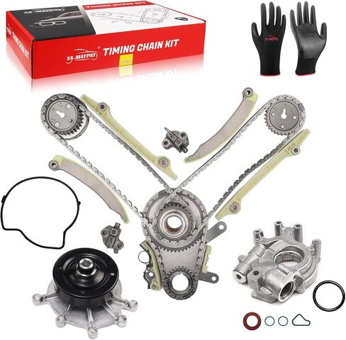 4.7L Engine Timing Chain Kit with Water Pump + Oil Pump Fits for Aspen, for Dakota/Ram 1500, for Commander/Grand Cherokee,for 1500 4.7L V8 Engine in Kuwait