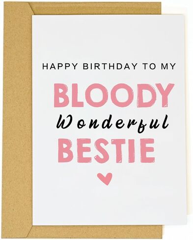 Cute Cat Birthday Card for Women – Funny Birthday Card for Her, Best Friend, Sister, Daughter, Mom – Pink Kitty Meme Bday Card – 13th 16th 18th 21st 25th 30th 40th 50th (Type I) in Saudi Arabia