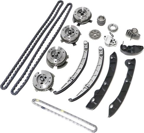 مجموعة سلسلة التوقيت GXARTS Camshaft VVT LR060395 LR035549 LR048776 متوافقة مع Land Rover Discovery Range Rover المتوافقة مع Jaguar F-Pace F-Type XE XF XJ 2013-2023 3.0L SC V6 5.0L SC V8 PETROL in Saudi Arabia