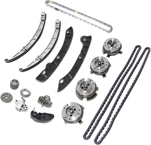 مجموعة سلسلة التوقيت GXARTS Camshaft VVT LR060395 LR035549 LR048776 متوافقة مع Land Rover Discovery Range Rover المتوافقة مع Jaguar F-Pace F-Type XE XF XJ 2013-2023 3.0L SC V6 5.0L SC V8 PETROL in Saudi Arabia