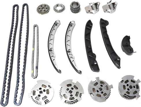 مجموعة سلسلة التوقيت GXARTS Camshaft VVT LR060395 LR035549 LR048776 متوافقة مع Land Rover Discovery Range Rover المتوافقة مع Jaguar F-Pace F-Type XE XF XJ 2013-2023 3.0L SC V6 5.0L SC V8 PETROL in Saudi Arabia