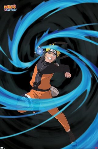 Naruto Shippuden - Naruto Uzumaki Wall Poster, 34L" x 22.4W", Unframed Version in Saudi Arabia