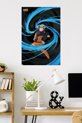 Naruto Shippuden - Naruto Uzumaki Wall Poster, 34L" x 22.4W", Unframed Version in Saudi Arabia