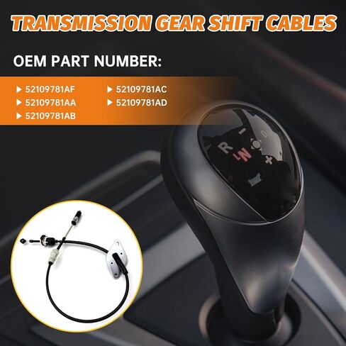 كابل تحويل ناقل الحركة 52109781AF متوافق مع جيب ليبرتي 2006-2012، لسيارة دودج نيترو 2007-2011، استبدال التحكم في ناقل الحركة 52109781AA 52109781AB 52109781AD 52109781AC in Kuwait