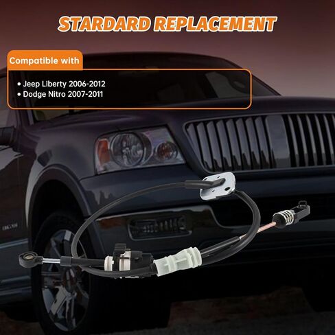 كابل تحويل ناقل الحركة 52109781AF متوافق مع جيب ليبرتي 2006-2012، لسيارة دودج نيترو 2007-2011، استبدال التحكم في ناقل الحركة 52109781AA 52109781AB 52109781AD 52109781AC in Kuwait