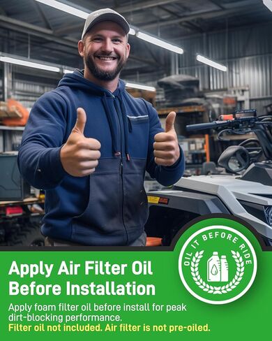 2PCS Dacall Air Filter for Honda Foreman 500, Rancher 420, Rubicon 500, Pioneer 500, Rincon 650, Sportrax 400 (1999-2016), Replace Part NO. 17254-HN1-000 in Kuwait