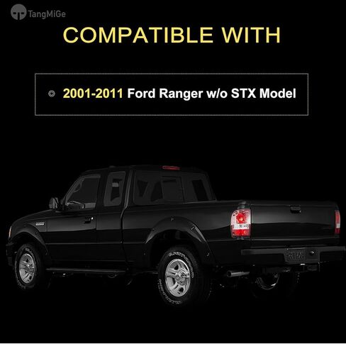 مصابيح TangMiGe الخلفية متوافقة مع Ford Ranger w/o STX Model 2001 2002 2003 2004 2005 2006 2007 2008 2009 2010 2011، زوج واحد من المصابيح الخلفية (أحمر داكن) in Kuwait
