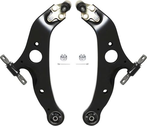 Front Lower Control Arm and Ball Joint Assembly Compatible With 2004 2005 2006 2007 2008 2009 2010 Toyota Sienna Driver Passenger Side AUQDD 2PCS K620713 K620714 Left Right Professional Suspension in Kuwait