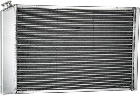 Radiator 3 Row for 1973-1991 Chevy Blazer C10 C20 C30 K10 K20 K30 GMC C1500 C2500 Suburban C3500 Jimmy 1974 1975 1976 1977 1978 1979 1981 1980 1983 1984 1985 1987 1982 1986 1988 1989 1990,w/Shroud Fan in Kuwait