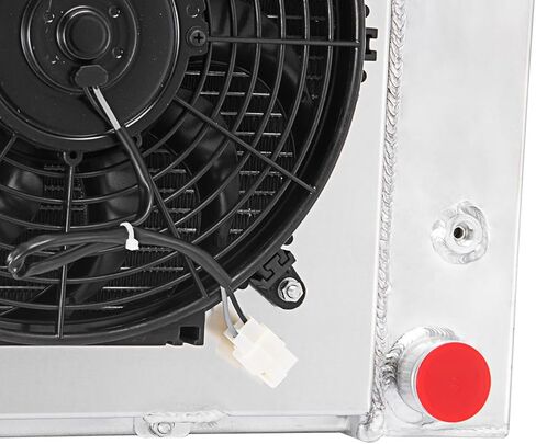 Radiator 3 Row for 1973-1991 Chevy Blazer C10 C20 C30 K10 K20 K30 GMC C1500 C2500 Suburban C3500 Jimmy 1974 1975 1976 1977 1978 1979 1981 1980 1983 1984 1985 1987 1982 1986 1988 1989 1990,w/Shroud Fan in Kuwait