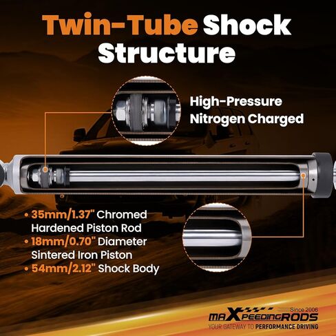maXpeedingrods 2" Leveling Lift Kit w/Shocks for Chevy Silverado/GMC Sierra 2500 HD/3500 HD 4WD 2020-2025, Forged torsion Keys Shock Kit in Saudi Arabia