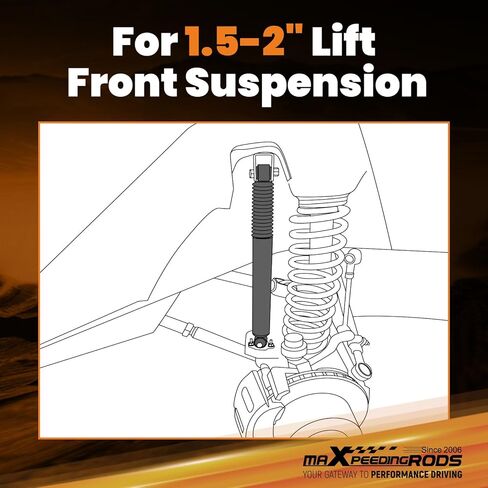maXpeedingrods 2" Leveling Lift Kit w/Shocks for Chevy Silverado/GMC Sierra 2500 HD/3500 HD 4WD 2020-2025, Forged torsion Keys Shock Kit in Saudi Arabia