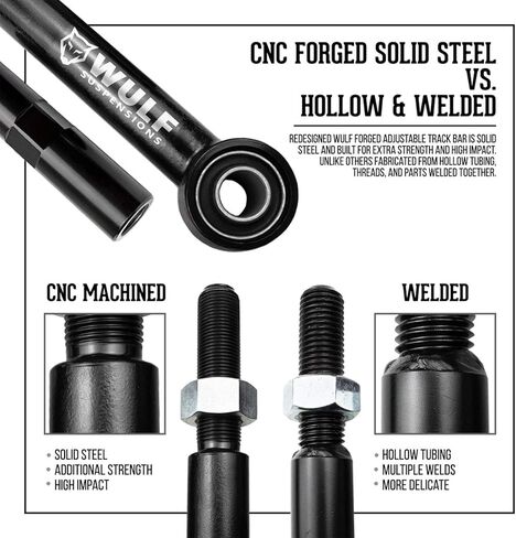 WULF 3.5 بوصة مجموعة رفع زنبركية صغيرة أمامية Adj مع شريط مسار 1999 إلى 2004 متوافق مع طراز Ford F250 F350 4X4 in Kuwait