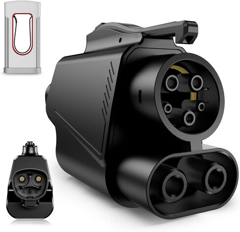 Upgraded NACS to CCS Adapter -500 Amps 1000V DC Fast Charge Adapter, Tesla Supercharger to CCS1 EV Adapter Compatible with Tesla Superchargers [Check with Your Automaker for Compatibility] in Saudi Arabia