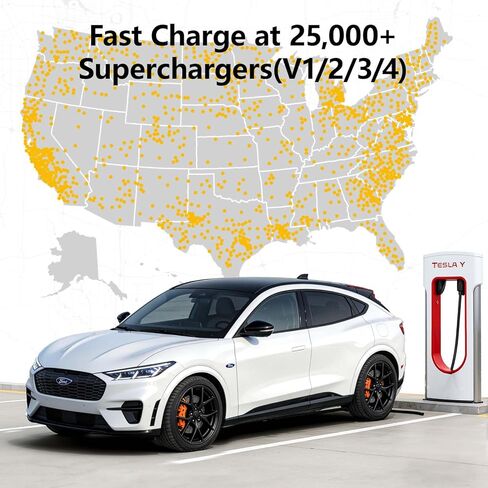 Upgraded NACS to CCS Adapter -500 Amps 1000V DC Fast Charge Adapter, Tesla Supercharger to CCS1 EV Adapter Compatible with Tesla Superchargers [Check with Your Automaker for Compatibility] in Saudi Arabia