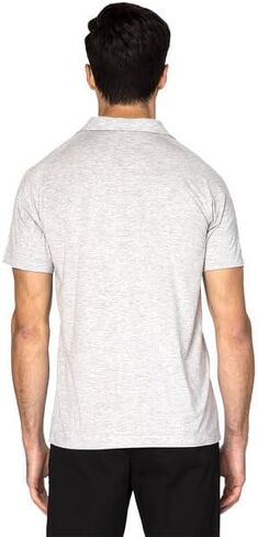 Threadfast Apparel للجنسين إمباكت بولو L هيذر جراي in Kuwait