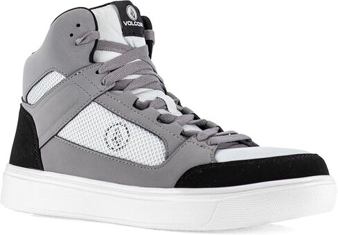 Volcom® Evolve EH Comp Toe Men Shoes - جلد الغزال والجلد العلوي - النعل الناعم - وسادة رغوة الذاكرة الرمادية 8 W in Saudi Arabia