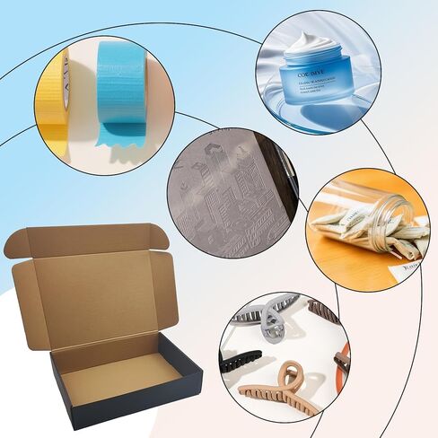 14x10x3 Black Shipping Boxes Set of 20, Corrugated Cardboard Mailers for Product Packaging & Mailing, Recyclable Small Business Shipping Supplies, Gift Boxes for Holiday Birthday Wedding Favors in Saudi Arabia