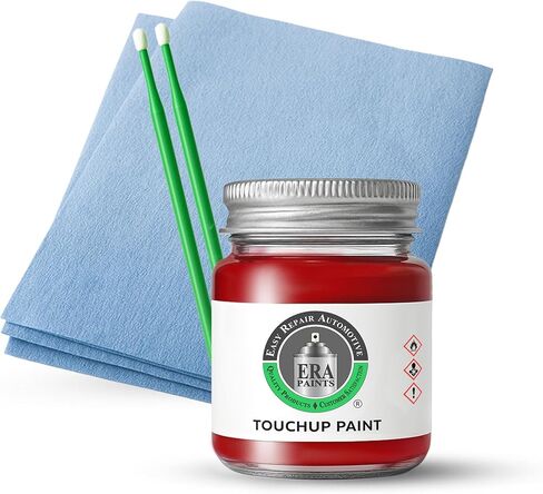 ERA Paints - 314 - Bright Red for BMW Exact OEM Color Match Automotive Touch Up Paint for Cars - Scratch & Chip Repair for Metal & Plastic - Basic Kit - Made in USA in Saudi Arabia