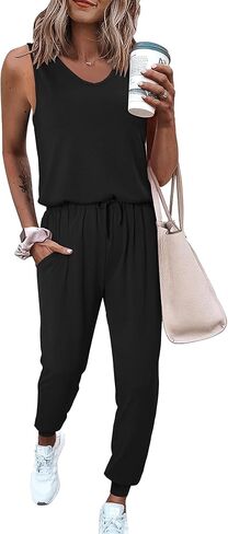KISSMODA Two Piece OutFit Women Sleeveless Tank Top and Drawstring Jogger Pants 2026 Summer Trendy S-XXL in Saudi Arabia