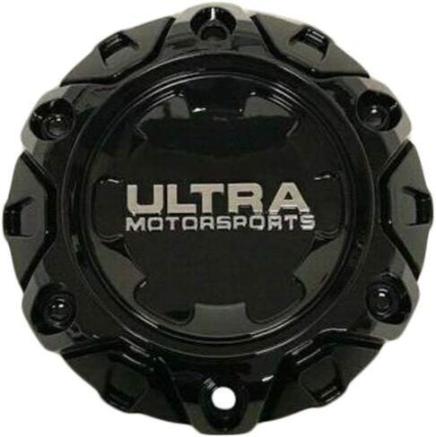 غطاء مركز العجلة باللون الأسود اللامع من Ultra Motorsports A89-0056BK 83182090F-1B in Kuwait