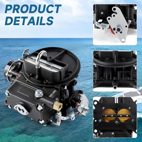 500 CFM 2-Barrel Marine Carburetor with Electric Choke, Replaces for Holley 2300 0-80402-2 in Saudi Arabia