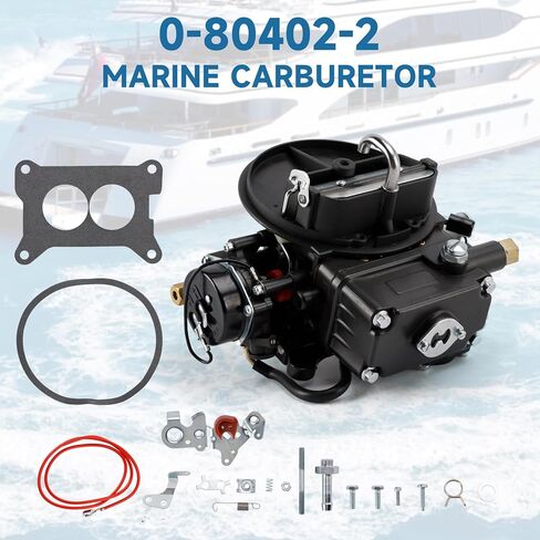 500 CFM 2-Barrel Marine Carburetor with Electric Choke, Replaces for Holley 2300 0-80402-2 in Saudi Arabia
