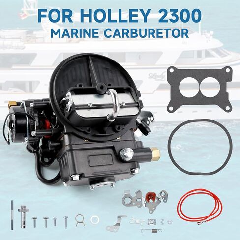 500 CFM 2-Barrel Marine Carburetor with Electric Choke, Replaces for Holley 2300 0-80402-2 in Saudi Arabia