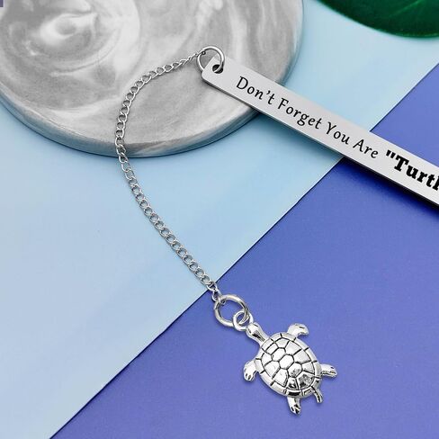 Turtle Themed Bookmark Sea Turtle Gifts for Women Inspirational Gifts for Men Women Animal Lovers Presents Ideas for Best Friend Brother Sister Motivational Birthday Graduation Presents in Saudi Arabia