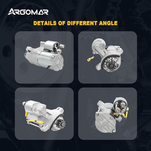 Starter Motor Compatible with Ford Explorer 11-19, Edge 07-18, Flex 09-19, Taurus 08-19 & Lincoln MKZ 13-16, MKX 07-18, MKS 09-16, MKT & Mercury Sable 08-09, 3.5L 3.7L, 12V 1.4KW 10T CCW 6692N in Kuwait