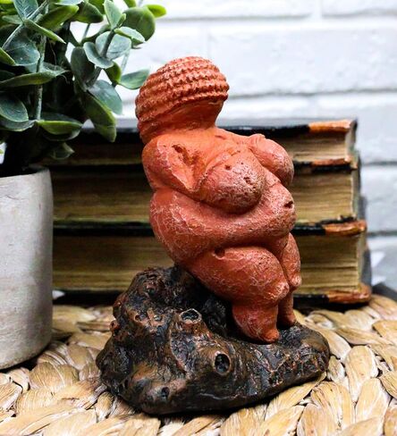Ebros Mother Goddess Venus of Willendorf Reproduction of Paleolithic Stone Age Period Artifact Replica Figurine by Oberon Zell Museum Decor Mini Sculpture Greek Roman Gods and Deities in Saudi Arabia