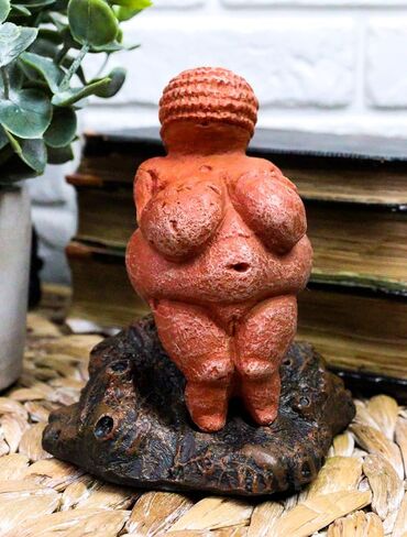 Ebros Mother Goddess Venus of Willendorf Reproduction of Paleolithic Stone Age Period Artifact Replica Figurine by Oberon Zell Museum Decor Mini Sculpture Greek Roman Gods and Deities in Saudi Arabia