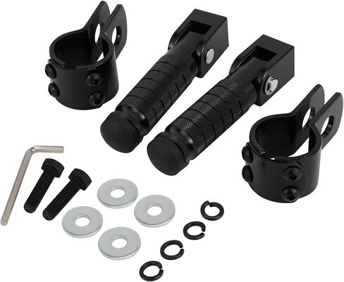 Ebike Pegs M8 E Bike Foot Pegs Foldable Passenger FootPegs Universal Compatible Fit for Ridstar Q20 Super 73 S1 S2 Y1 RX Macfox X1S X1S X X2 Electric Bike Non-Slip Rear Rest Pedals in Saudi Arabia