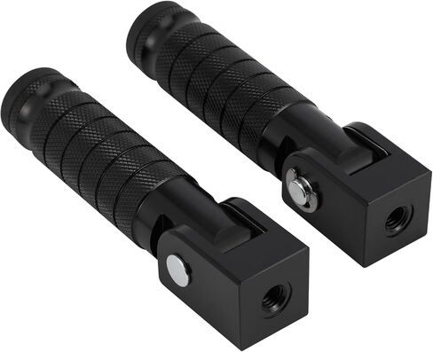Ebike Pegs M8 E Bike Foot Pegs Foldable Passenger FootPegs Universal Compatible Fit for Ridstar Q20 Super 73 S1 S2 Y1 RX Macfox X1S X1S X X2 Electric Bike Non-Slip Rear Rest Pedals in Saudi Arabia