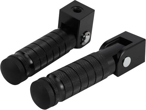 Ebike Pegs M8 E Bike Foot Pegs Foldable Passenger FootPegs Universal Compatible Fit for Ridstar Q20 Super 73 S1 S2 Y1 RX Macfox X1S X1S X X2 Electric Bike Non-Slip Rear Rest Pedals in Saudi Arabia