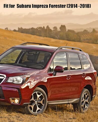 غطاء مرآة الرؤية الخلفية مناسب لسوبارو فورستر 2014-2018 Impreza Outback Legacy Crosstrek 2012-2014 استبدال 91059AJ210 91059AJ200 91059FJ000، غطاء مرآة أسود لامع جانب محرك الأقراص الأيسر in Kuwait