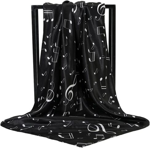 CHIDRA 35 inches Silk Feeling Formal Large Square Neck Scarf Head Hair Wraps Handkerchief for Women Girls in Saudi Arabia
