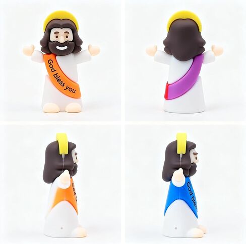 شخصيات يسوع الصغيرة الصغيرة 100 حزمة من شخصيات يسوع الصغيرة بكميات كبيرة، صغيرة كلاسيكية صغيرة منقذ المسيح الديني، ديكور عيد الفصح للاختباء والسعي، هدايا الحفلات الدينية، هدية المعمودية، حشو بيض عيد الفصح in Kuwait