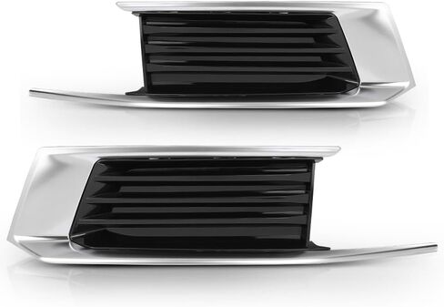 Front Fog Light Cover Bezel Chrome Trim Compatible with Cadillac XTS 2018-2019 Chrome Left and Right side in Saudi Arabia
