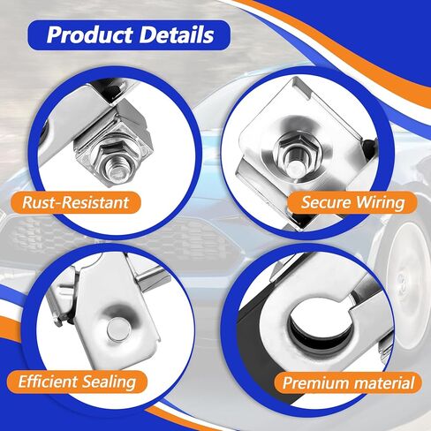 926-878 Negative Terminal Clamp Connector Fit for Ford Mustang 2015 2016 2017 2018 2019 2020 2021 2022 2023, Replace 926878 FU5Z-14450-A FU5Z14450A in Kuwait