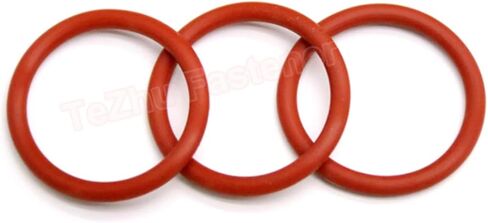 10pcs Red Silicone O Ring CS 1 .5 2 .4 3 5mm OD 18-70mm Food Grade Waterproof Washer Rubber Insulated Seal Gasket VMQ(60x56x2mm) in Saudi Arabia
