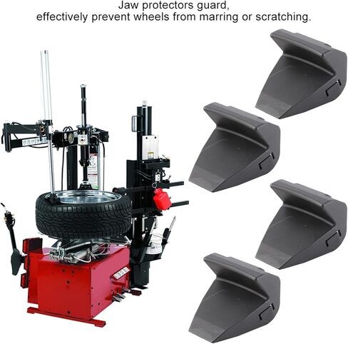 Tire Changer Rim Protector, ST4027645 4Pcs Tire Changer Clamp Cover Jaw Protectors Guard Protective Covers, ABS Tire Changing Machine Accessories Tools, Tire Machine Parts in Kuwait
